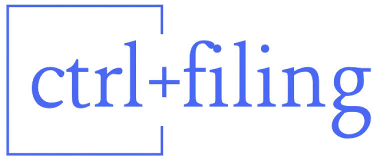 Ctrl+Filing Logo